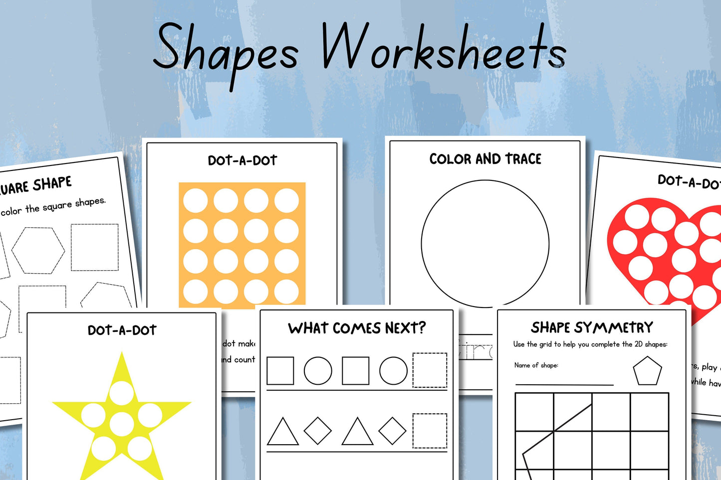 600+ Kids Learning Printable Activity Worksheets Bundle