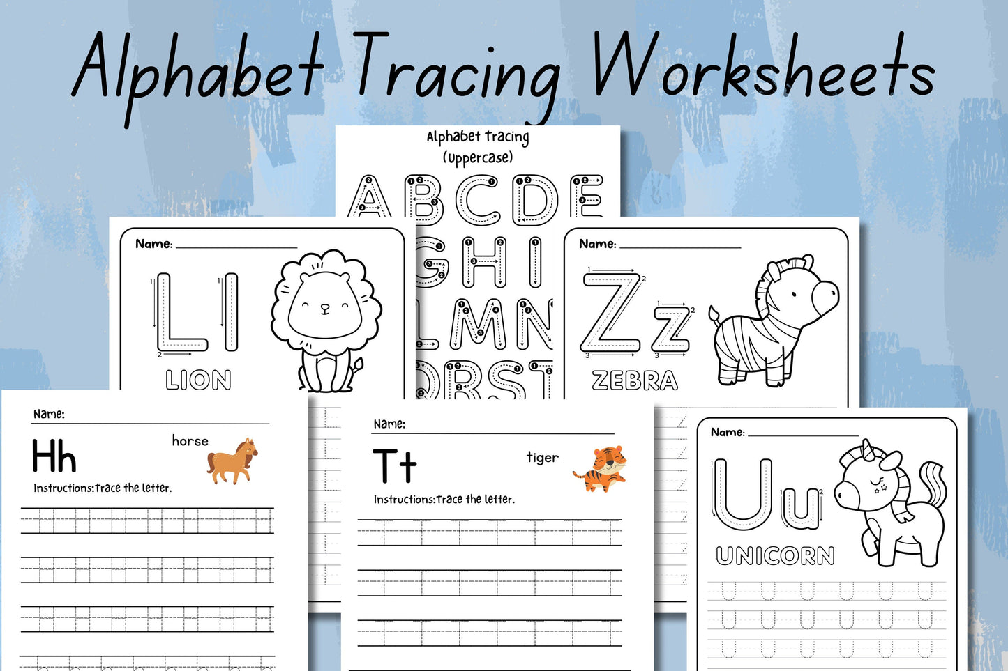 600+ Kids Learning Printable Activity Worksheets Bundle